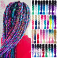 24 &#39;&#39; &#39;100g/pacote de trança sintética Jumbo Darling Afro Braids Braids Synthetic Hair Jumbo